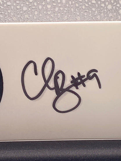Chris Boswell signed 3D Printed Plaque JSA