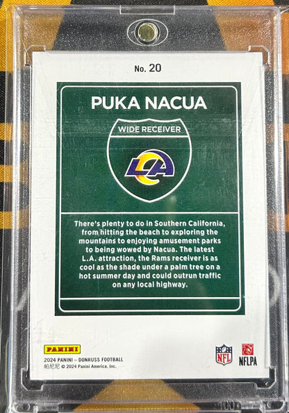 2024 Panini Donruss Puka Nacua Downtown Los Angeles Rams