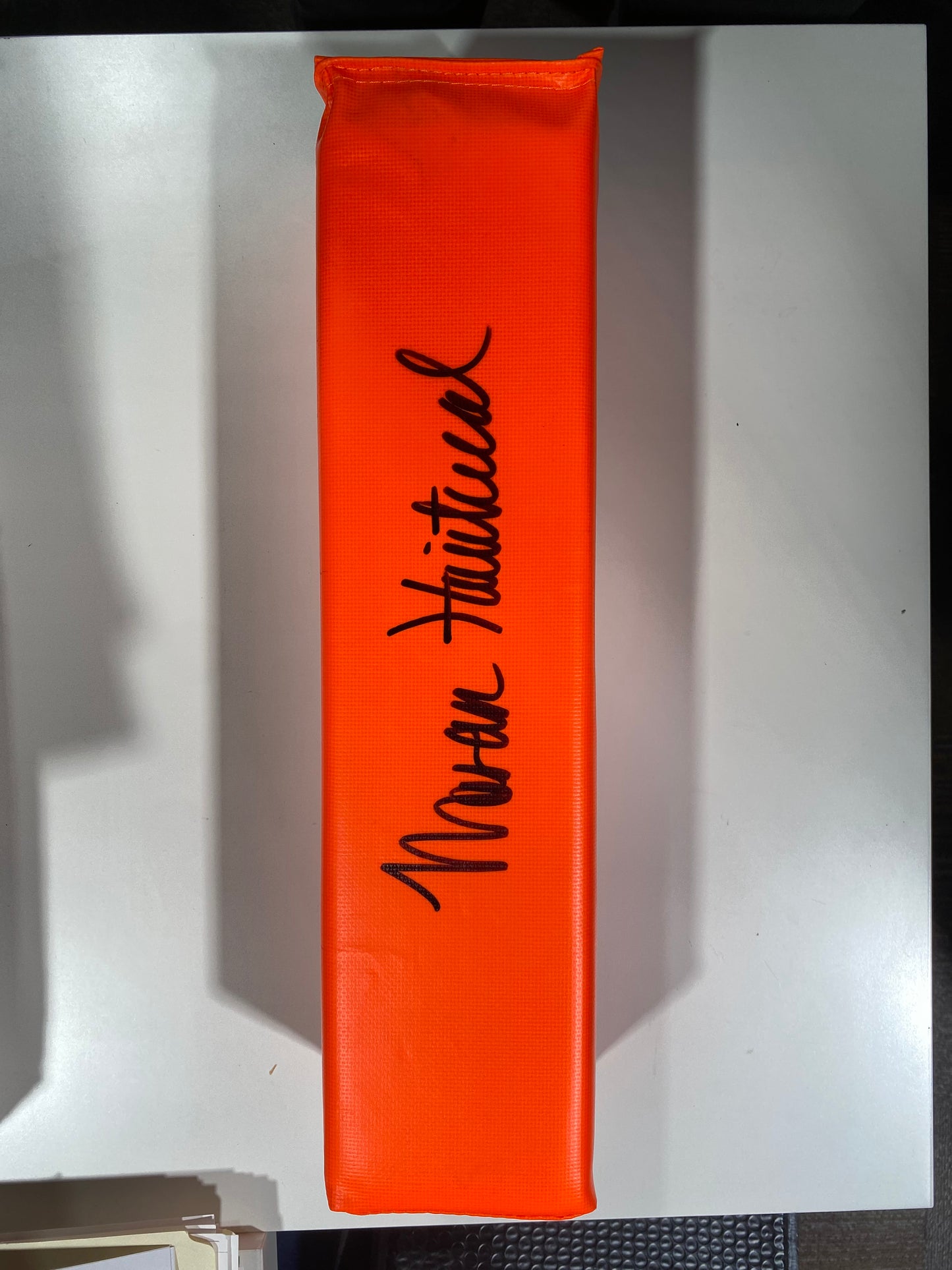 Mason Heintschel Full Name signed Pylon JSA