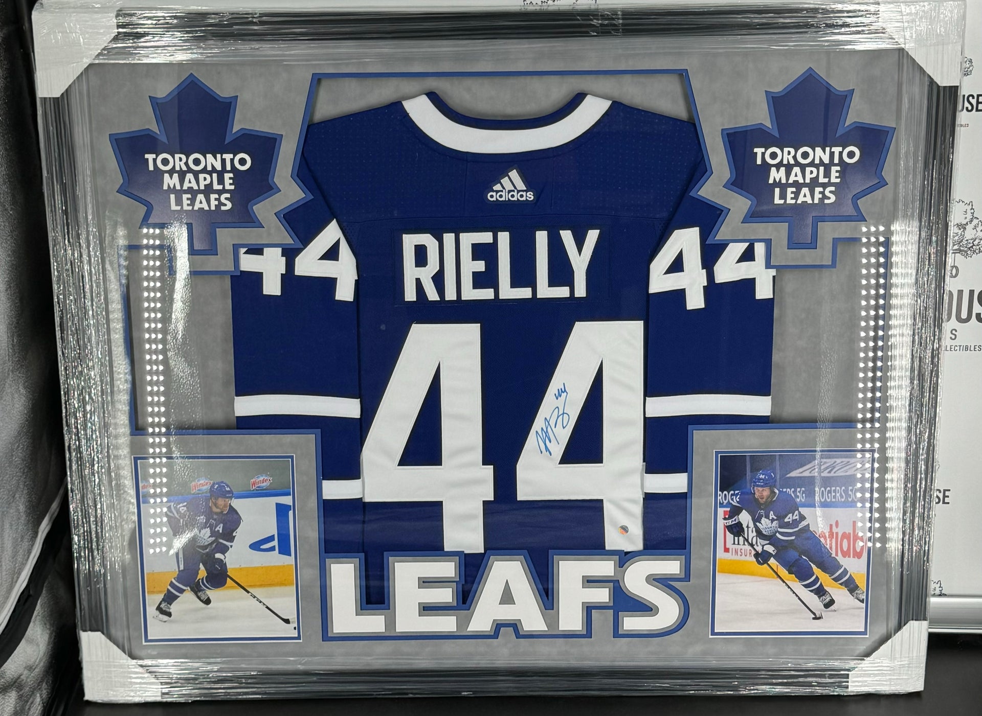 Morgan Rielly Toronto Maple Leafs Signed Framed Jersey Frameworth Horizontal