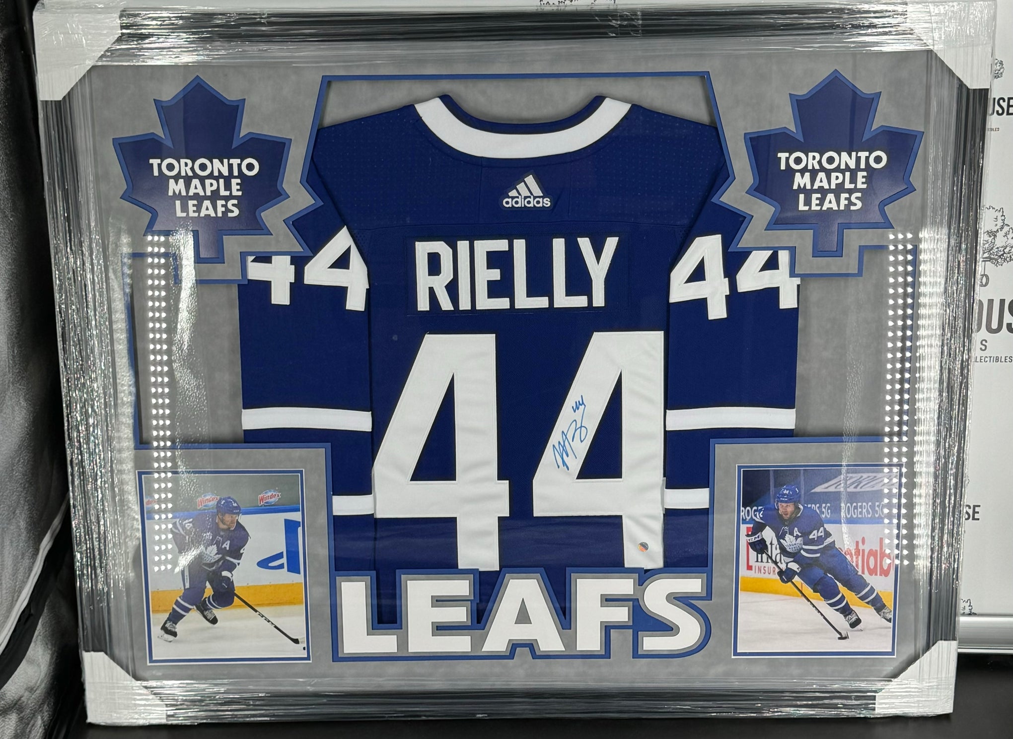 Morgan Rielly Toronto Maple Leafs Signed Framed Jersey Frameworth Horizontal
