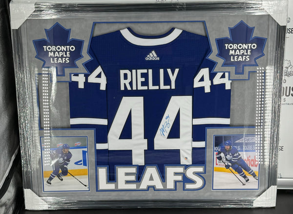 Morgan Rielly Toronto Maple Leafs Signed Framed Jersey Frameworth Horizontal