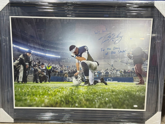 Trace McSorley Signed/Inscribed 20x24 Photo Penn State Football Framed