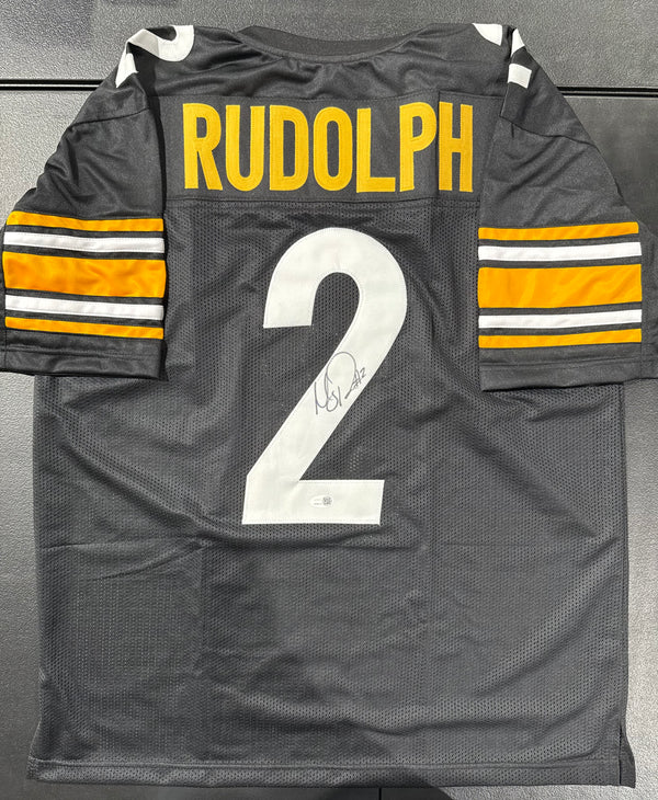 Mason Rudolph Signed Pittsburgh Steelers Custom Jersey Jsa Black