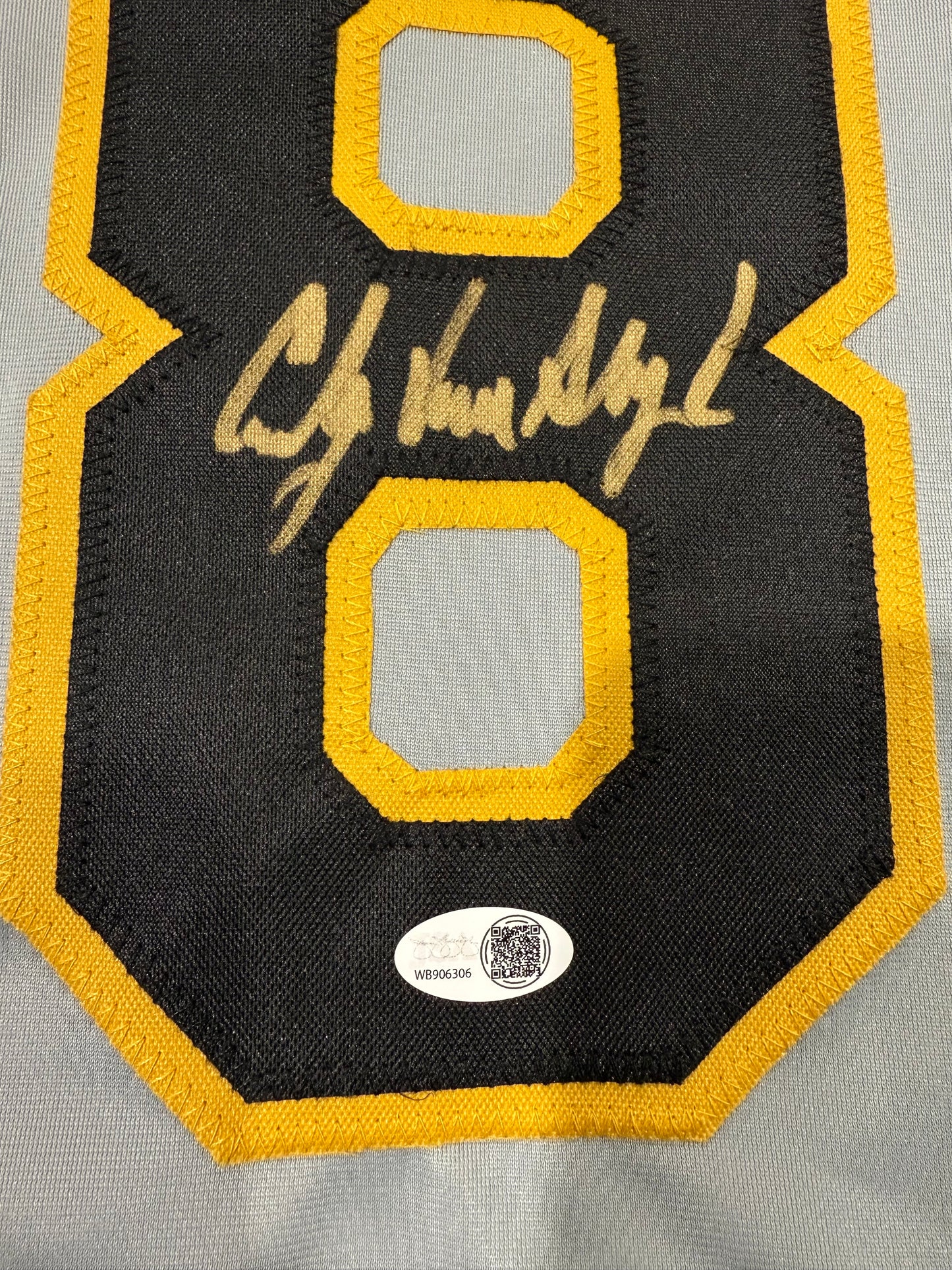 Andy Van Slyke Signed Custom Pittsburgh Pirates Gray Baseball Jersey (JSA)