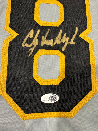 Andy Van Slyke Signed Custom Pittsburgh Pirates Gray Baseball Jersey (JSA)