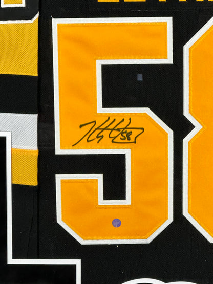 Kris Letang Signed Pittsburgh Penguins Jersey Framed Frameworth