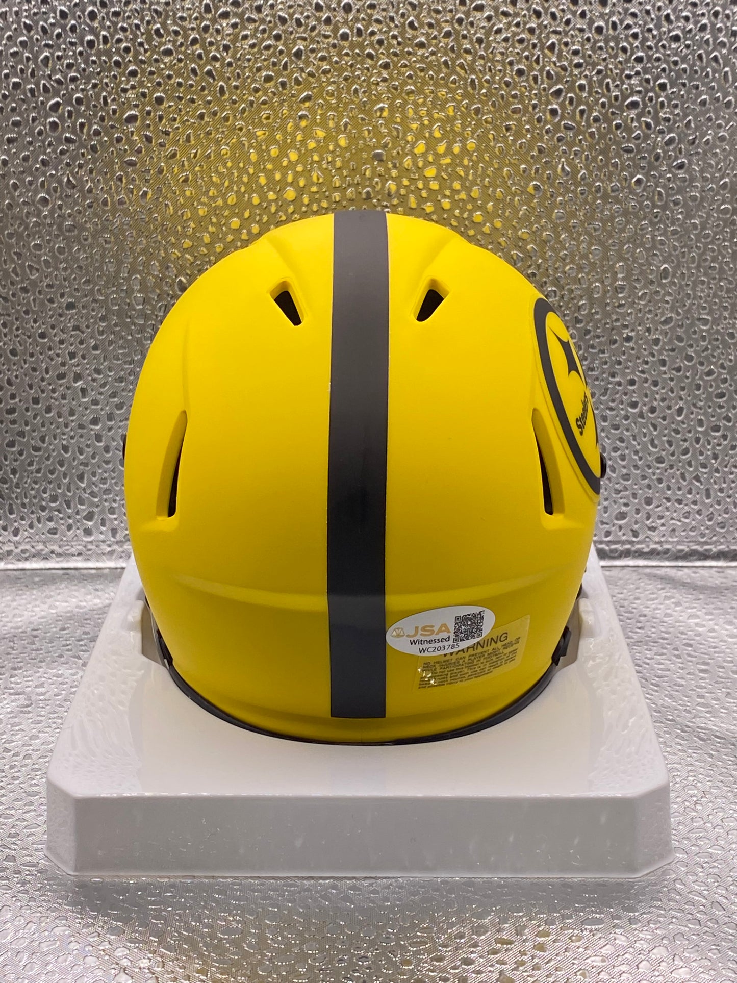 Chris Boswell signed Pittsburgh Steelers Rave Mini Helmet JSA