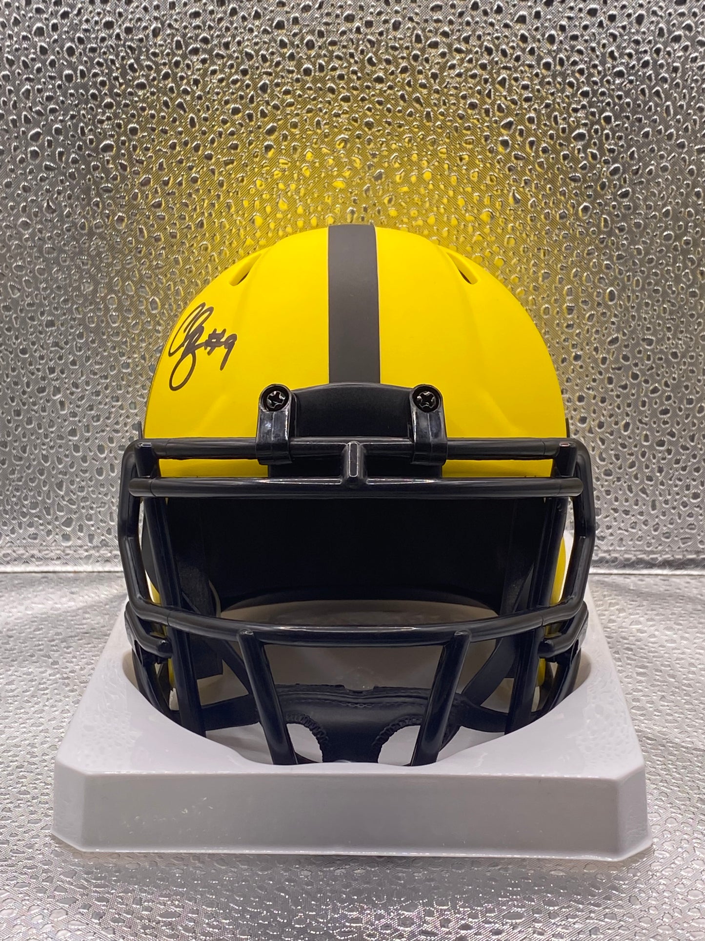 Chris Boswell signed Pittsburgh Steelers Rave Mini Helmet JSA