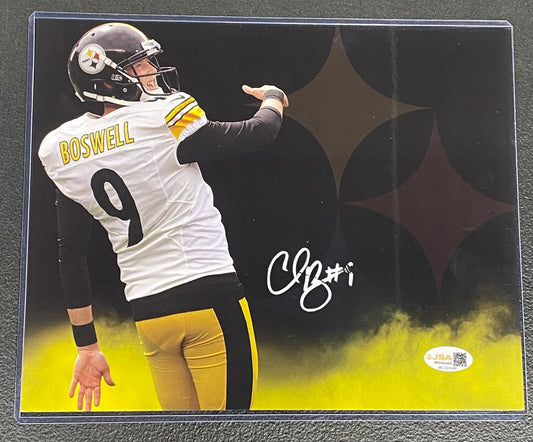 Chris Boswell signed 8x10 JSA Logo