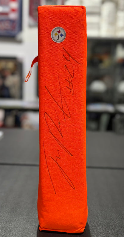 JOEY PORTER JR. SIGNED PITTSBURGH STEELERS TOUCHDOWN PYLON FOOTBALL JR JSA COA