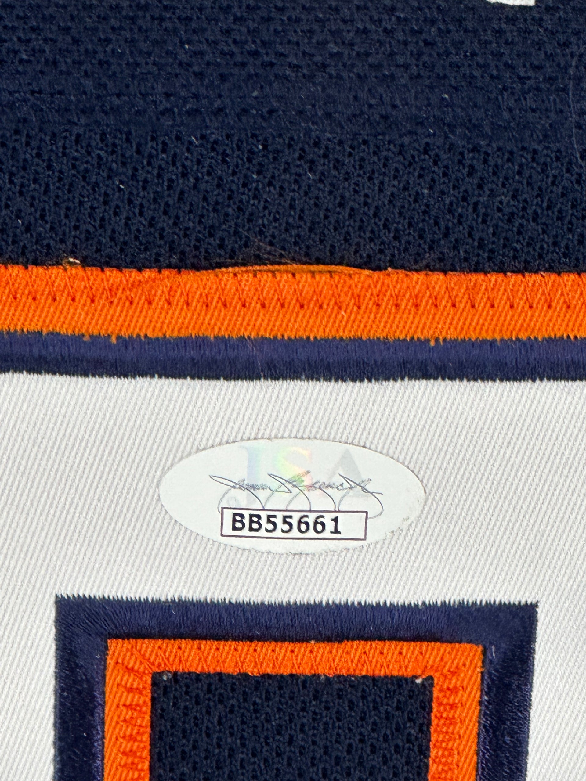 Connor McDavid signed framed  Edmonton Oilers Jsa Alternate Jersey