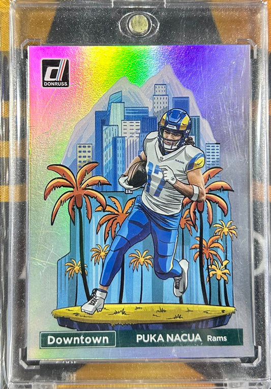 2024 Panini Donruss Puka Nacua Downtown Los Angeles Rams