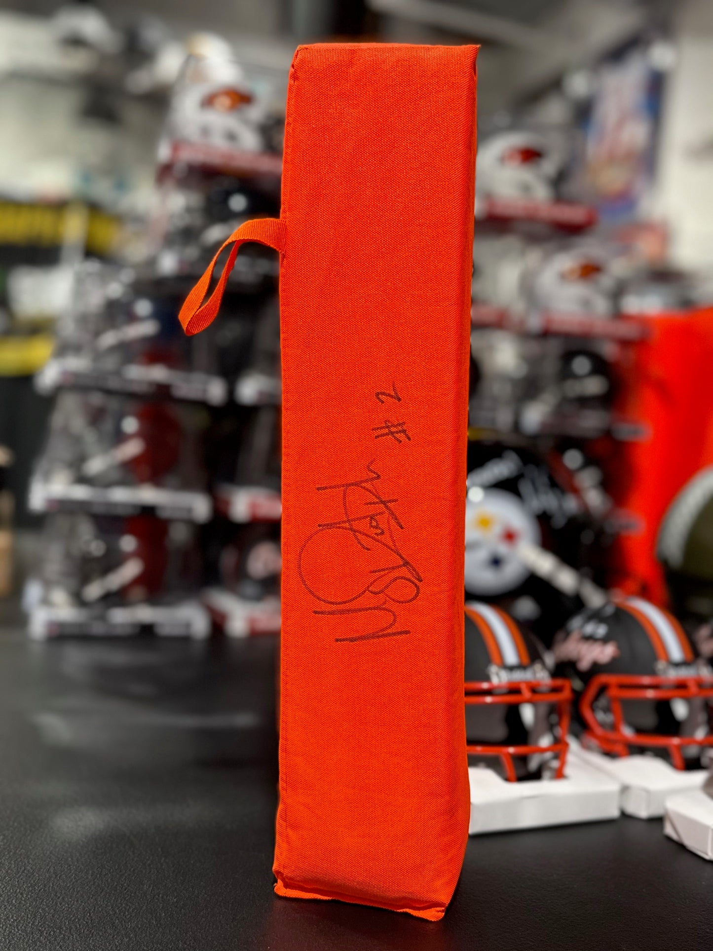MASON RUDOLPH SIGNED PITTSBURGH STEELERS TOUCHDOWN PYLON JSA COA AUTOGRAPHED