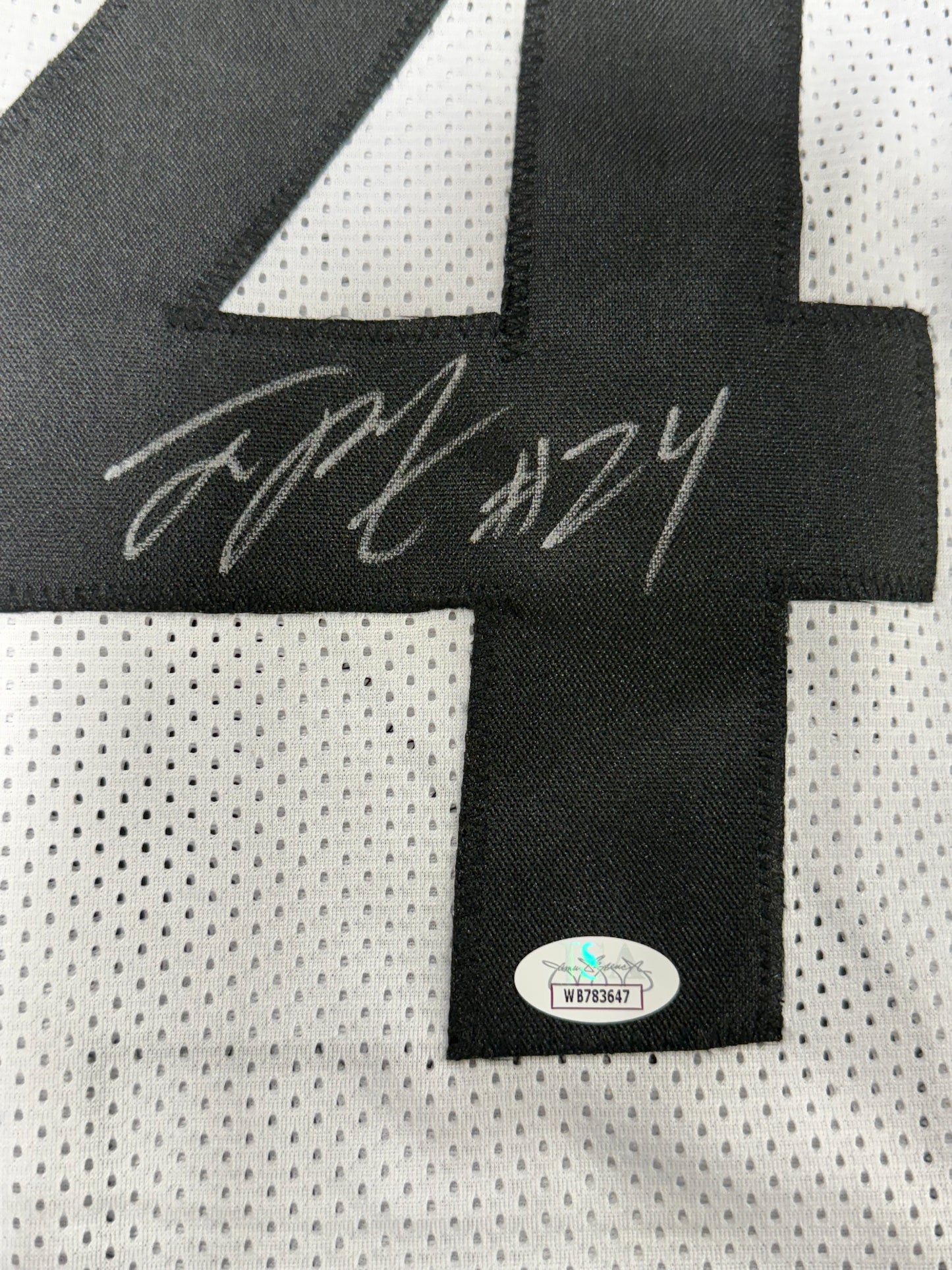 Joey Porter Jr. Signed Custom Pittsburgh Steelers Jersey JSA White