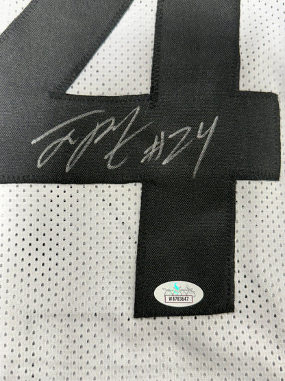 Joey Porter Jr. Signed Custom Pittsburgh Steelers Jersey JSA White
