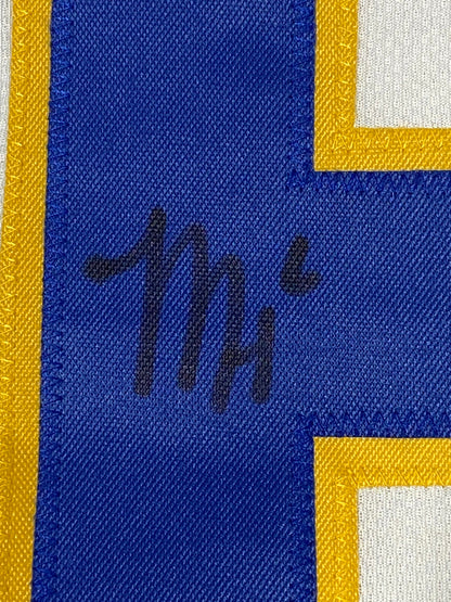 Mason Heintschel Signed White Custom Pitt Panthers Jersery JSA Size L