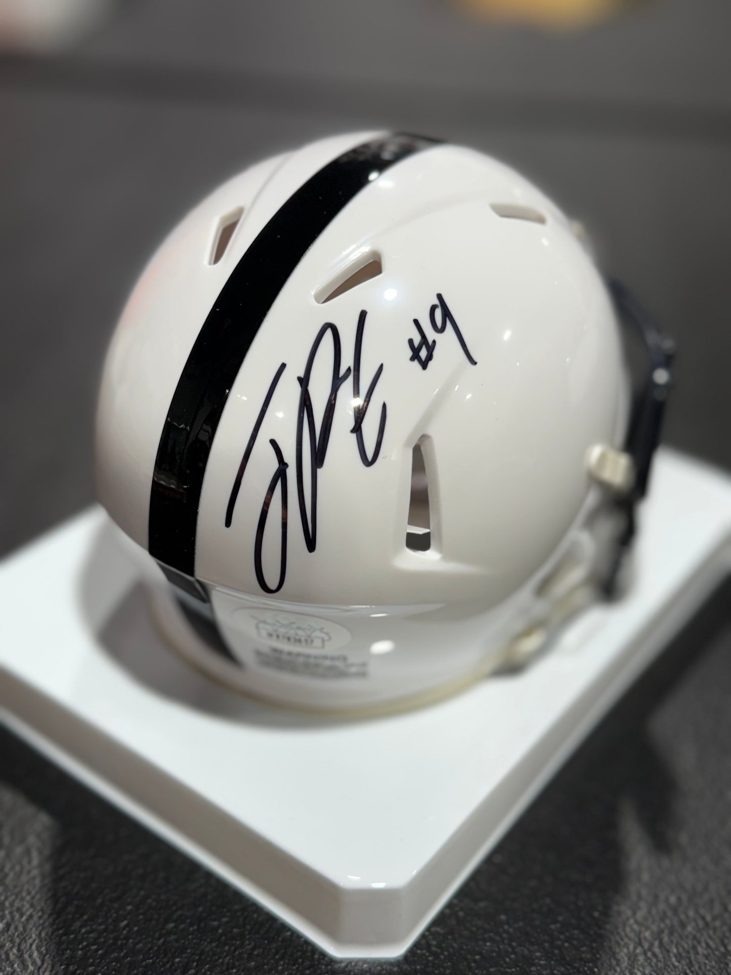 Joey Porter Jr. Signed Autographed Penn State Speed Mini Helmet Steelers JSA COA