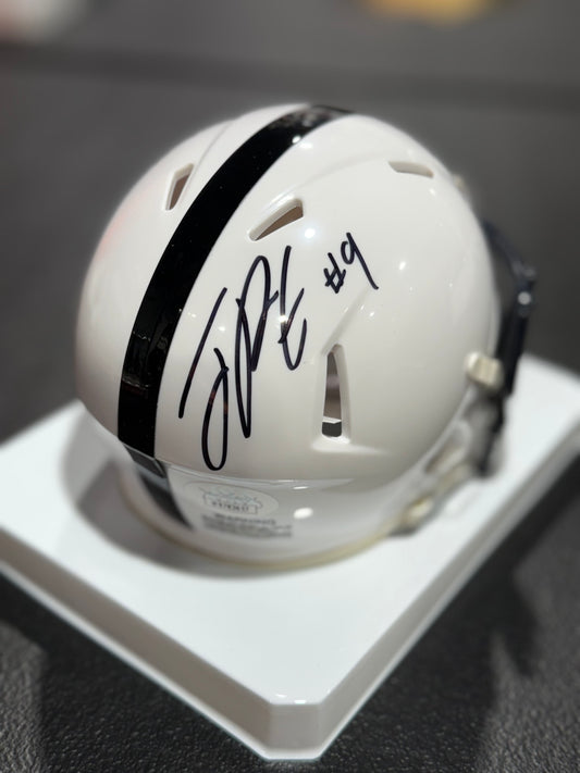 Joey Porter Jr. Signed Autographed Penn State Speed Mini Helmet Steelers JSA COA