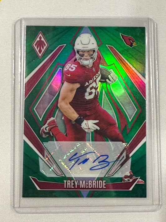 2024 Panini Phoenix Trey McBride Auto /25 Arizona Cardinals