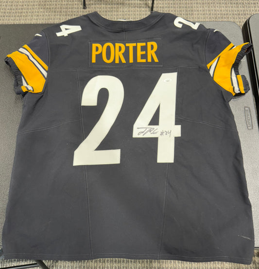 Joey Porter Jr Pittsburgh Steelers Signed Pro Style Licensed Jersey JSA