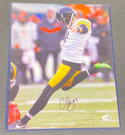 Chris Boswell signed 8x10 JSA