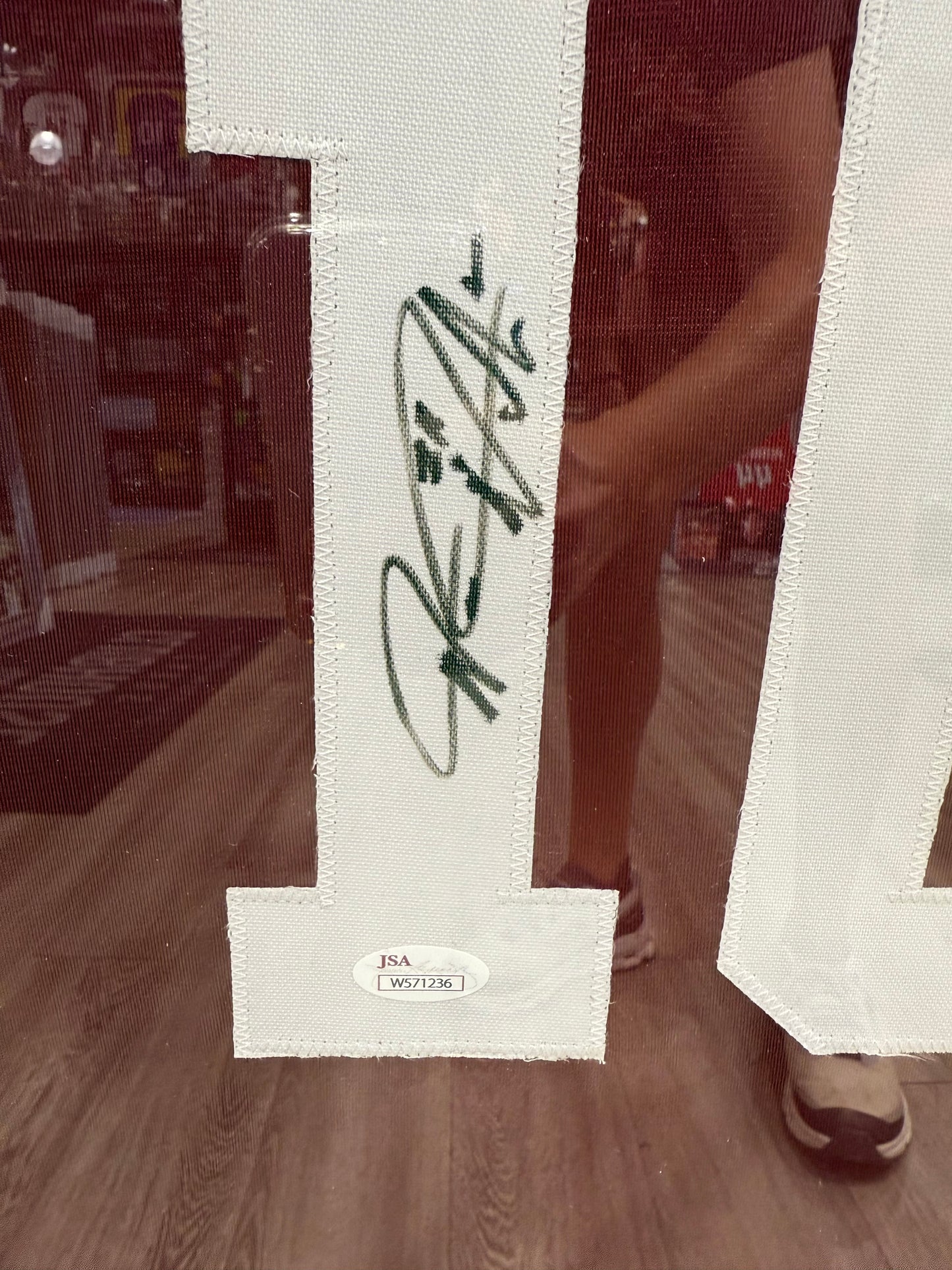 DARREN DAULTON AUTOGRAPHED SIGNED Framed JERSEY JSA Philadelphia Phillies