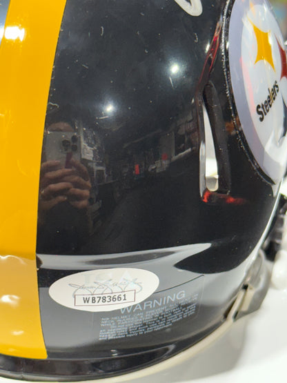 CALVIN AUSTIN III Pittsburgh Steelers SIGNED Mini HELMET JSA Long
