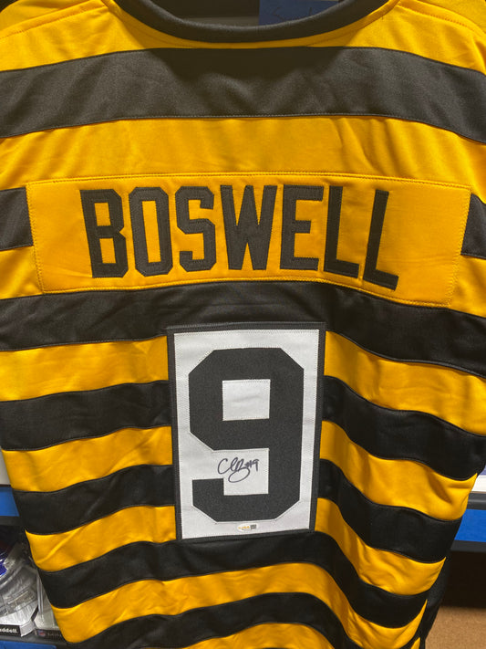 Chris Boswell signed Pittsburgh Steelers Custom Jersey Size XL JSA Authenticated bumblebee