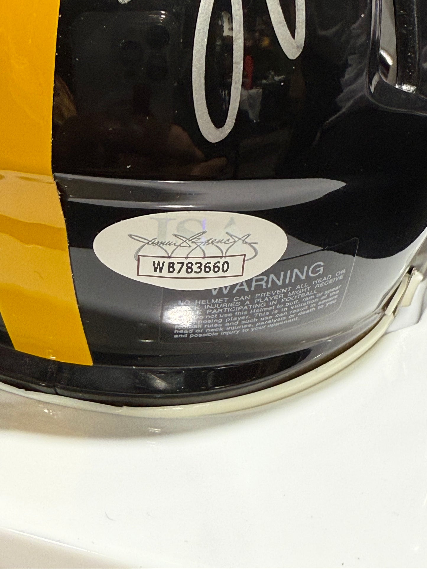Joey Porter Jr Pittsburgh Steelers  Signed Autographed Speed Mini Helmet JSA