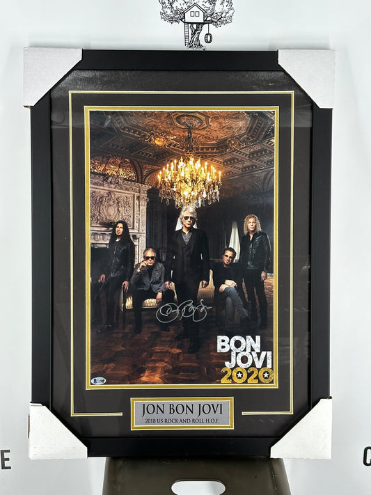 Jon Bon Jovi Autograph Signed Poster Big Beckett  Authenticated