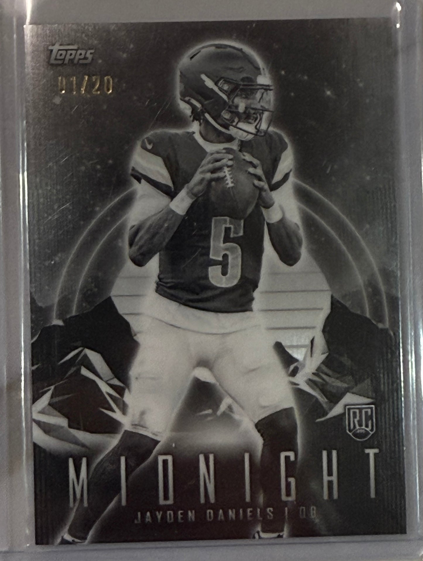 2024 Topps Midnight Jayden Daniels RC 1/20 Washington Commanders