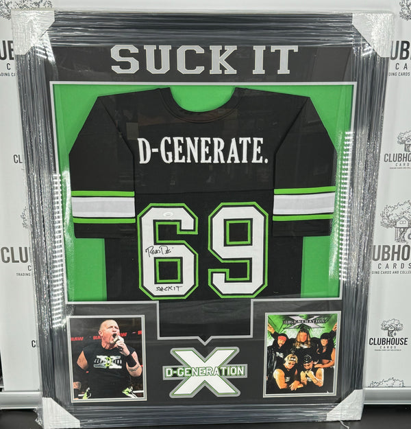 Road Dogg Signed Framed Degeneration X Custom Jersey JSA WWE