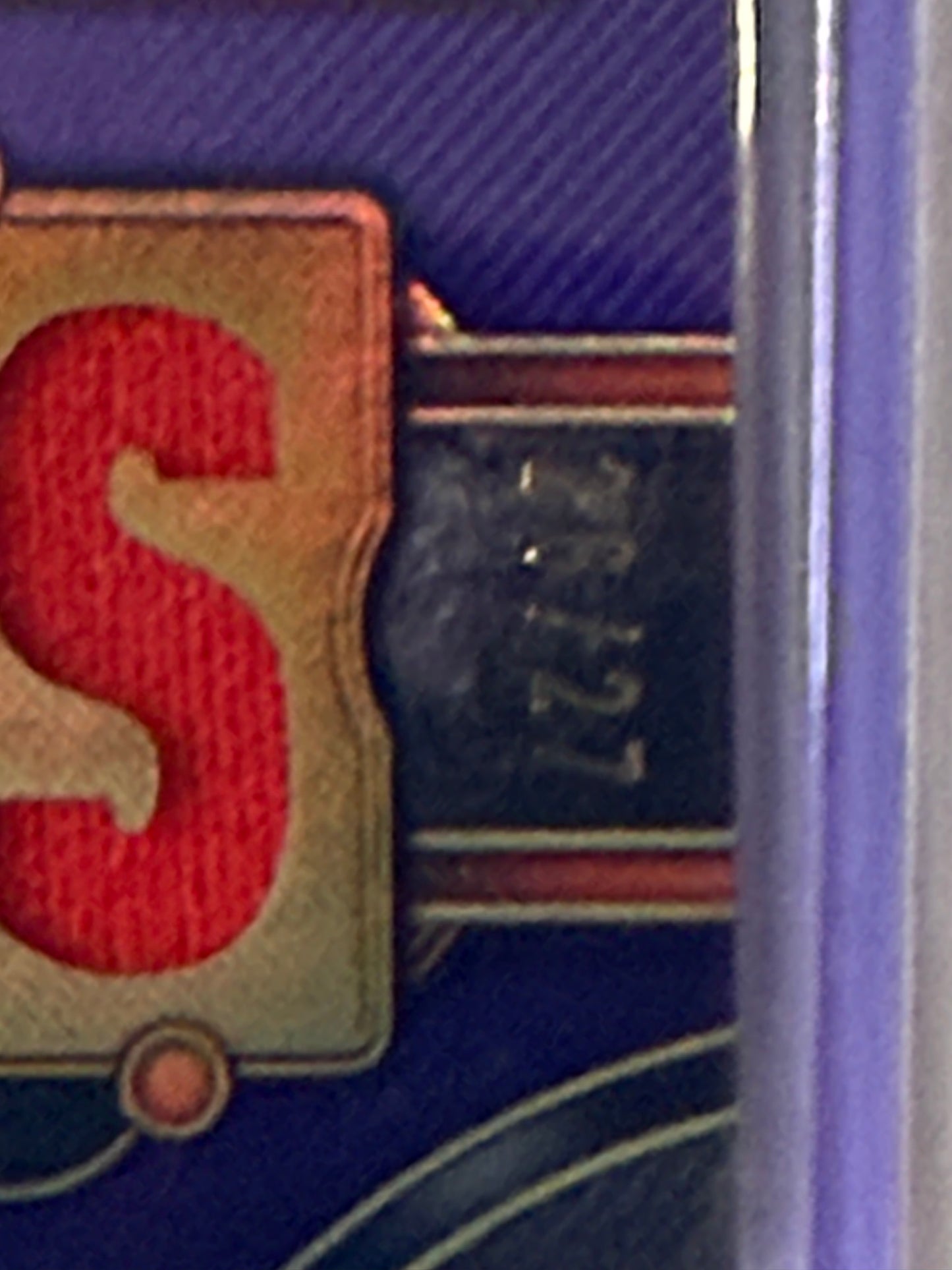 2024 Topps Triple Threads Nolan Ryan Game Used Relic Auto /27 Purple Foil Astros