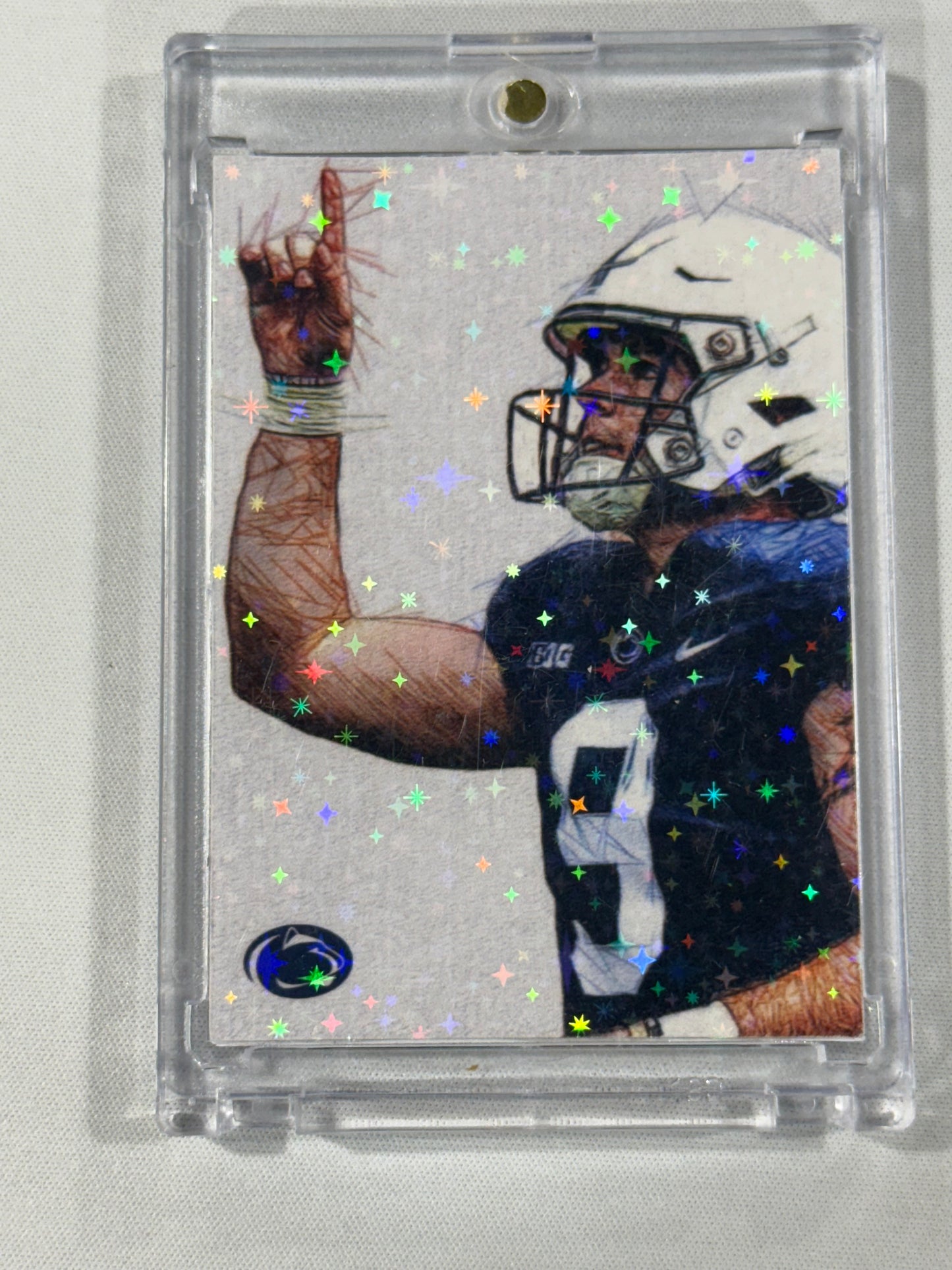 Trace McSorley Signed Custom Card Penn State Throw