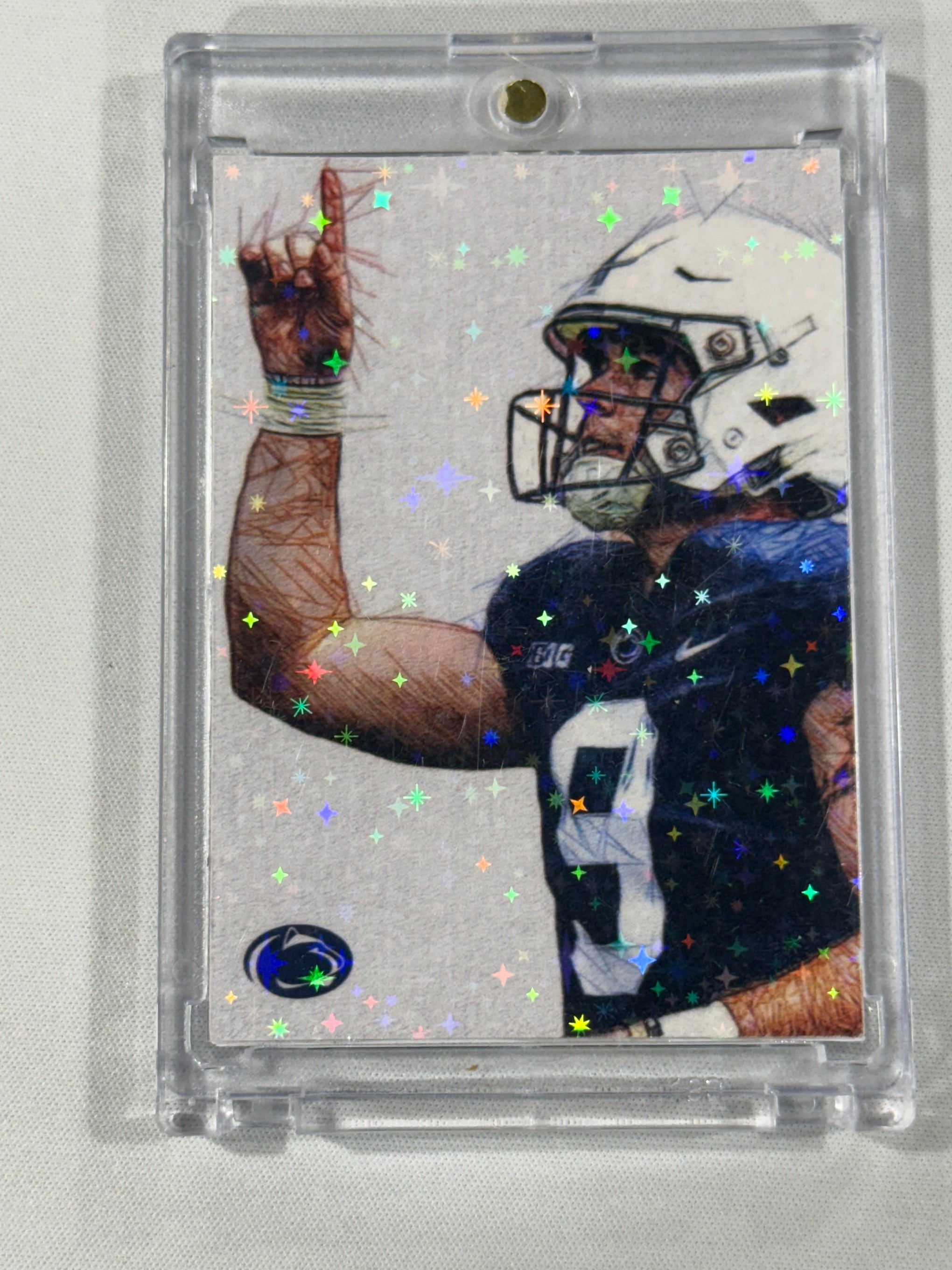 Trace McSorley Signed Custom Card Penn State Throw