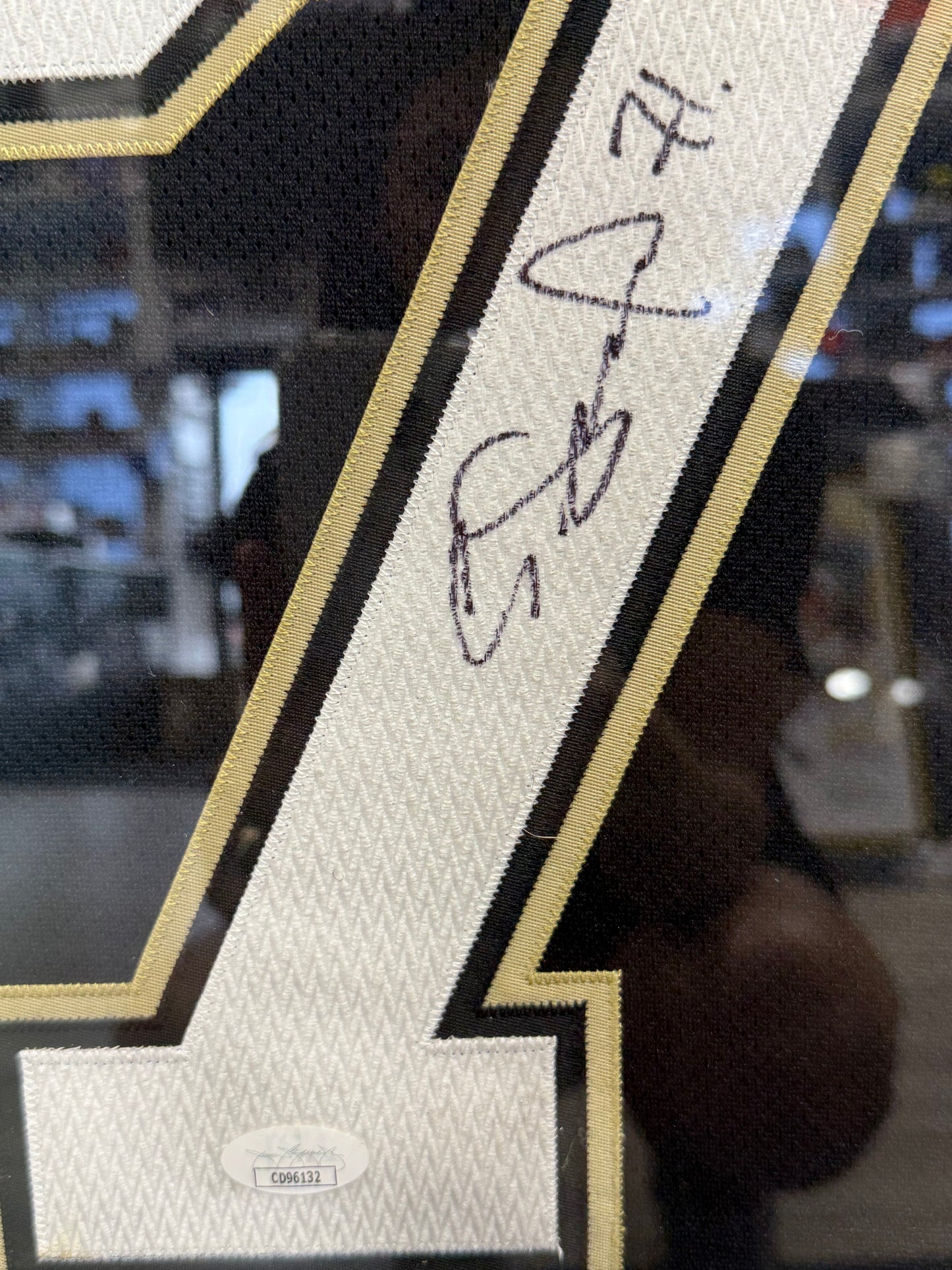 Evgeni Malkin Signed Framed Jersey Pittsburgh Penguins JSA
