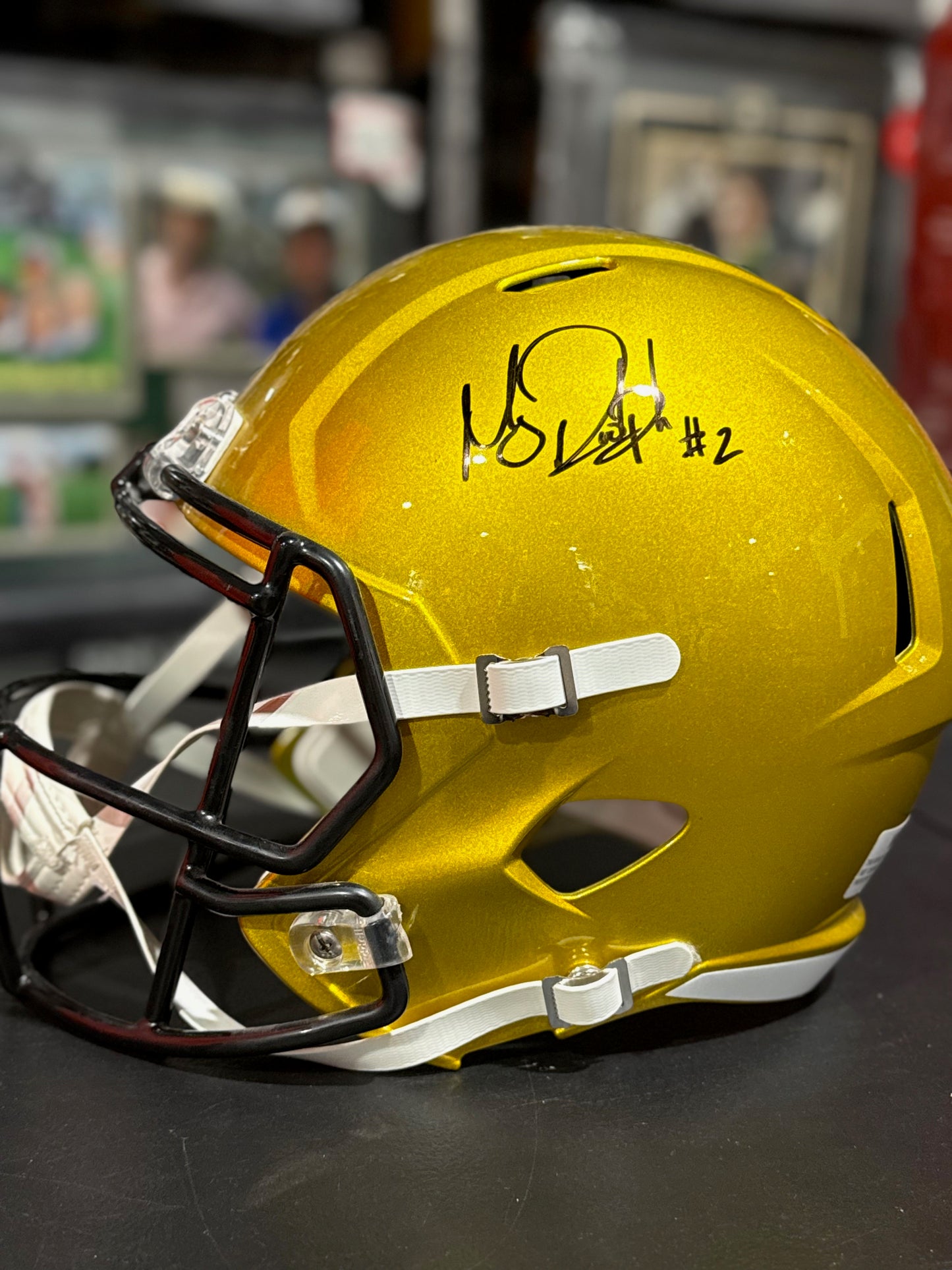 Mason Rudolph Pittsburgh Steelers Full Size replica Flash Helmet JSA