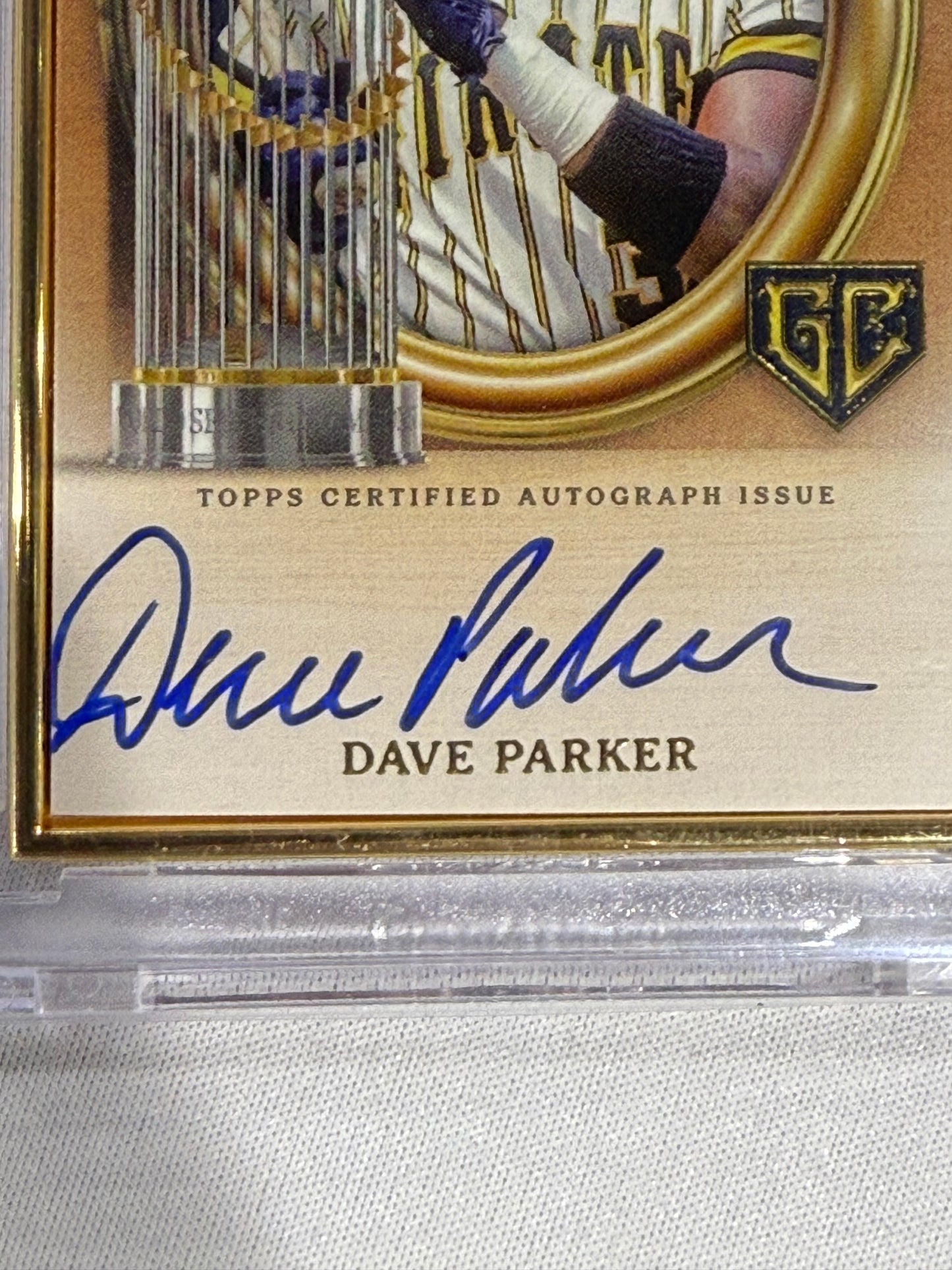 DAVE PARKER 2024 Topps Guilded Champions Onyx AUTO /10 Pittsburgh Pirates