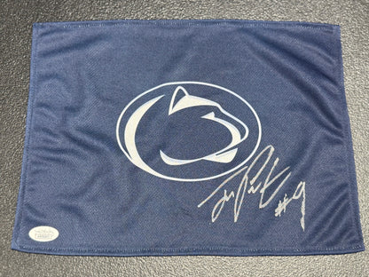 Joey Porter Jr Signed flag Penn State Nittany Lions JSA