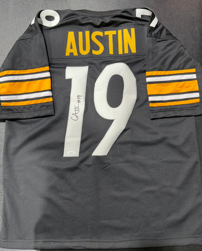 Calvin Austin III #19 Signed Jersey Pittsburgh Steelers JSA Short Version