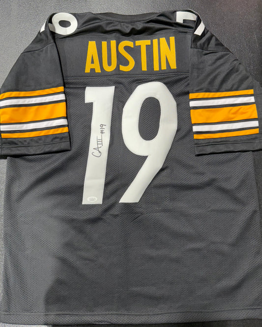 Calvin Austin III #19 Signed Jersey Pittsburgh Steelers JSA Short Version