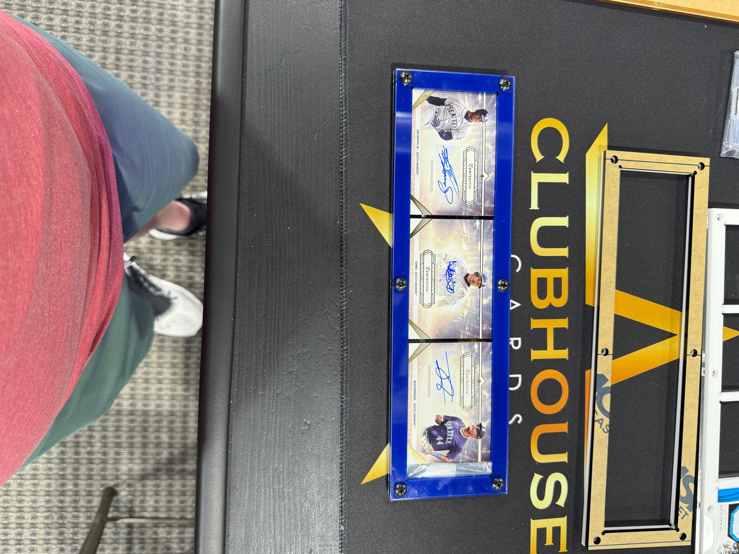 2024 Topps Luminaries Guiding Light Triple Auto Book - Griffey /Ichiro /J-Rod /5