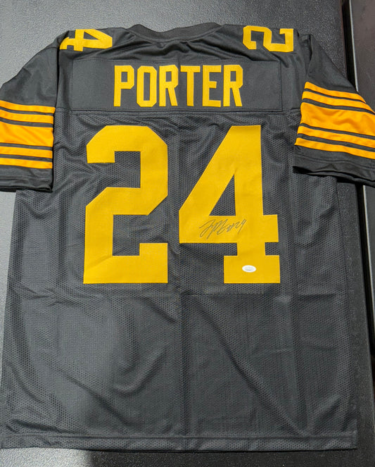Joey Porter Jr. Signed Custom Pittsburgh Steelers Jersey JSA Alt