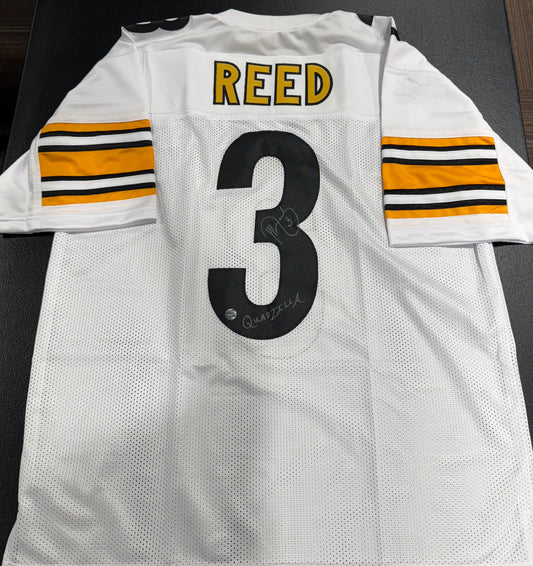 JEFF REED Signed Custom Pittsburgh Steelers Jersey With Ins Clubhouse Cards