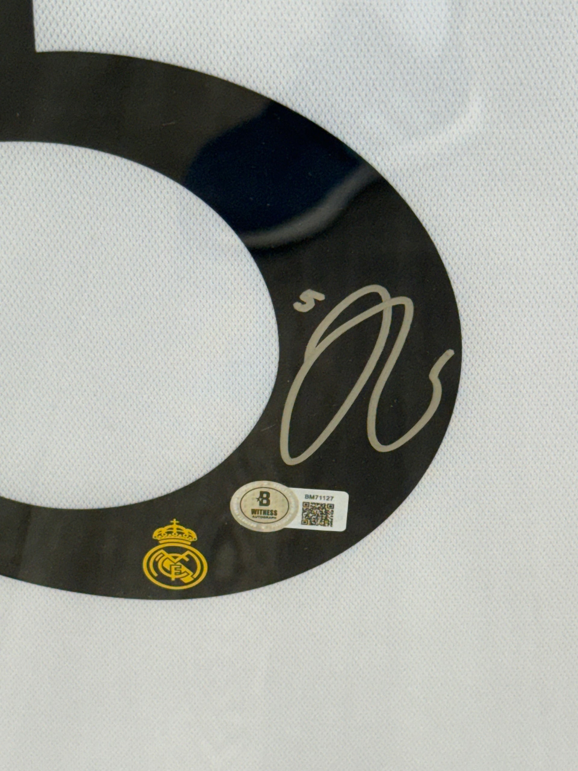 JUDE BELLINGHAM Signed Framed REAL MADRID Beckett