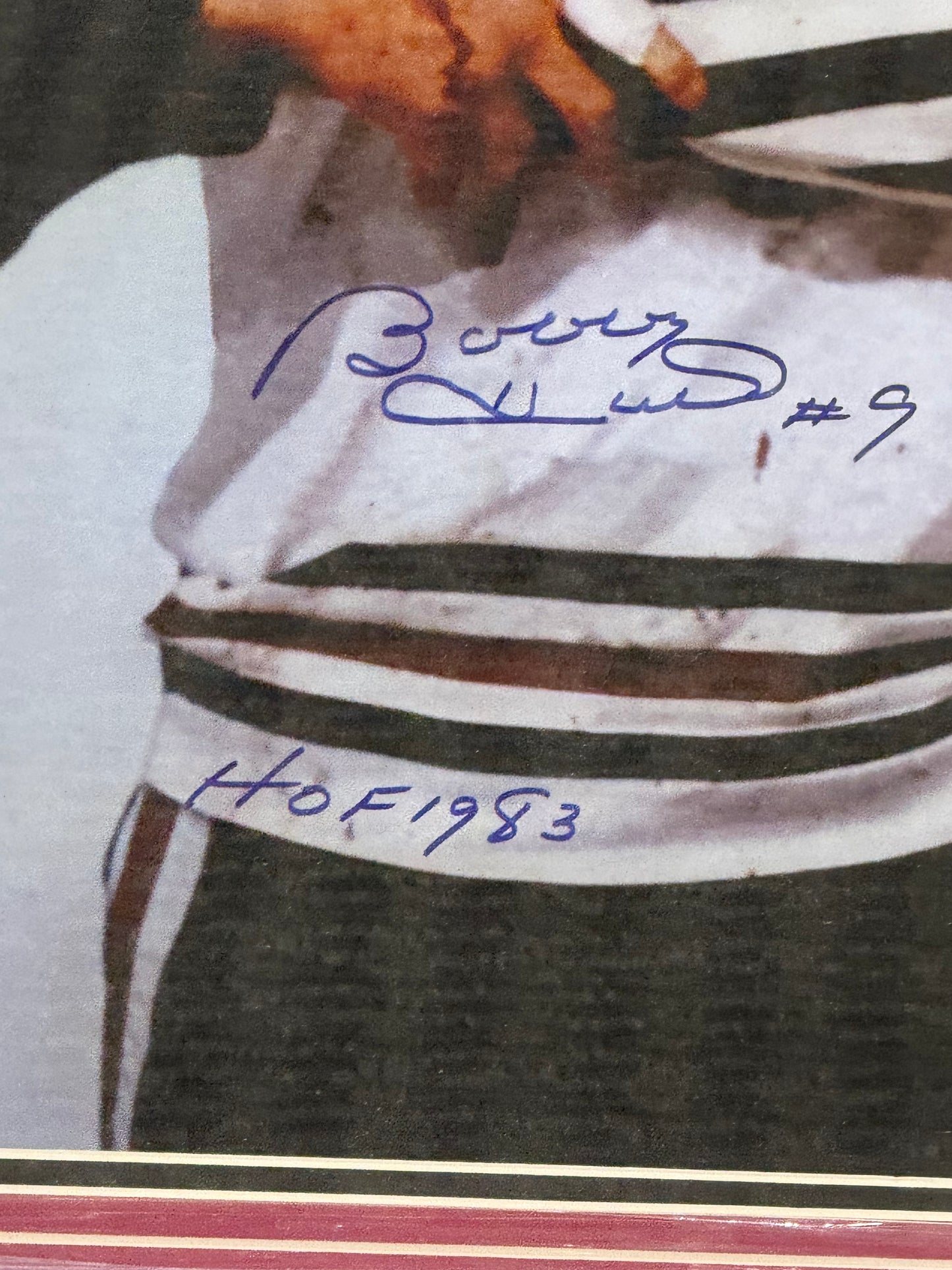 BOBBY HULL SIGNED HOCKEY PHOTO 11X14 Chicago Blackhawks Fanatics Framed