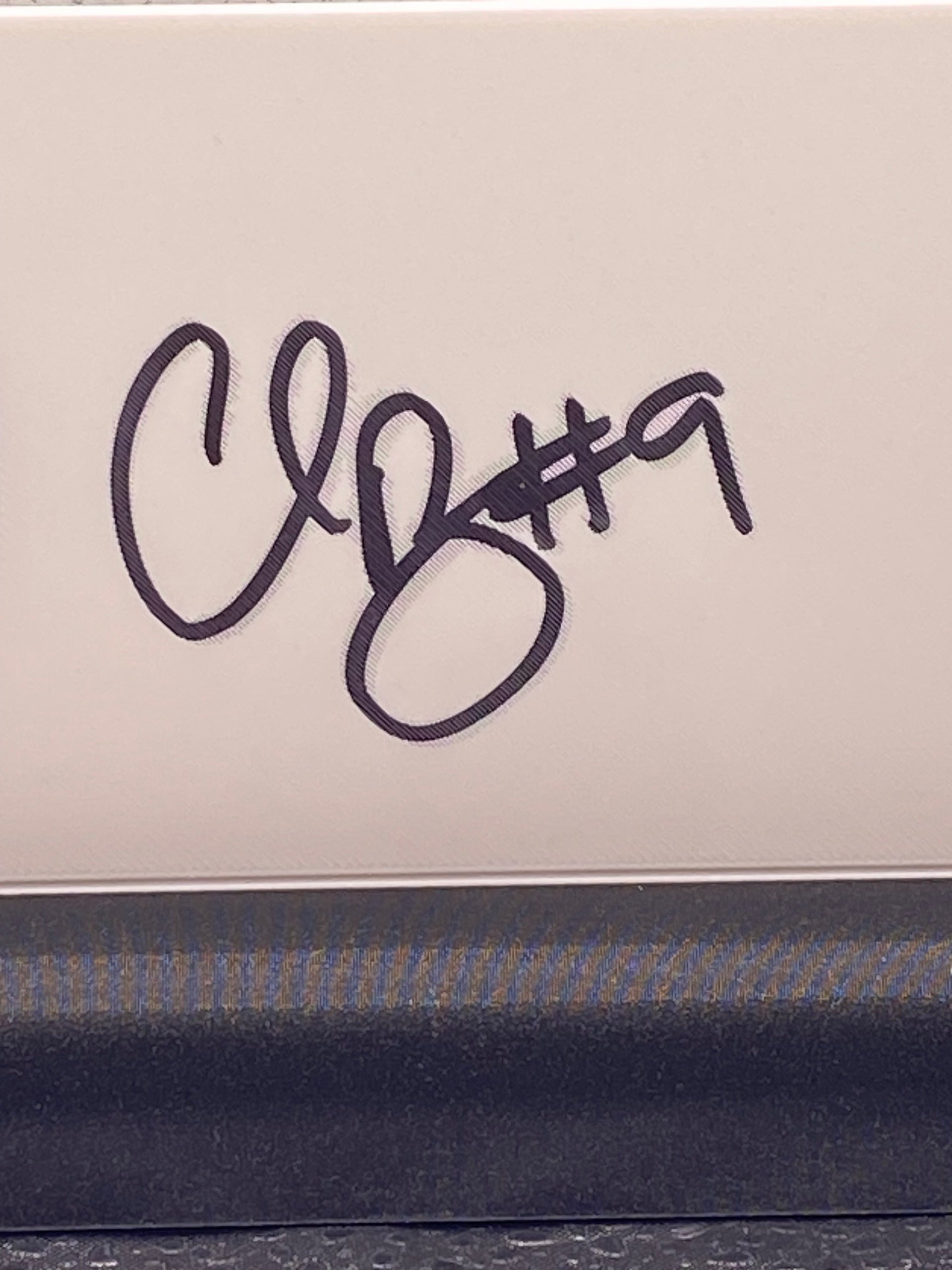 Chris Boswell signed 3D Printed Plaque JSA