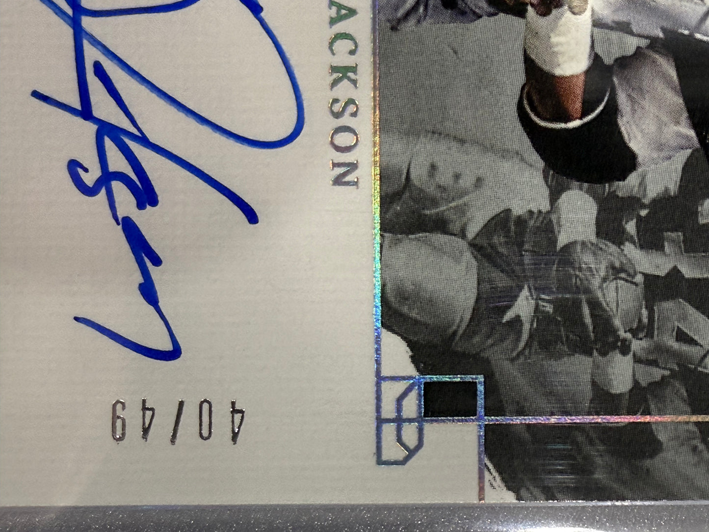 Bo Jackson Auto 2024 Panini Impeccable Impressions /49 Oakland Raiders