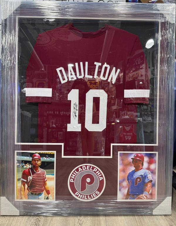 DARREN DAULTON AUTOGRAPHED SIGNED Framed JERSEY JSA Philadelphia Phillies